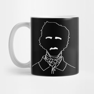 Edgar Allan Poe Silhouette Mug